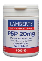 P5P (Pyridoxal 5 Phosphate) 20mg (60 Tablets) 
