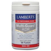 Lamberts Multiguard ADR - Multi Vitamin and Mineral Formula With Ginseng, CoQ10 and Taurine is a high quality multi vitamins supplement for adults. The multivitamins supplements contains a wide spectrum of high quality vitamins and mineral micronutrients 