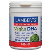 Vegan 250mg DHA Plant Based Algae Super Rich Omega 3 Oil 60 capules