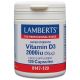 Vitamin D (kolekalciferol D3) 2000iu (50µg) - 120 kapslar 
