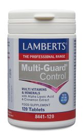 MULTI-GUARD CONTROL (Multivitamin kosttillkskott för bättre blod socker balans) (120 tabletter)